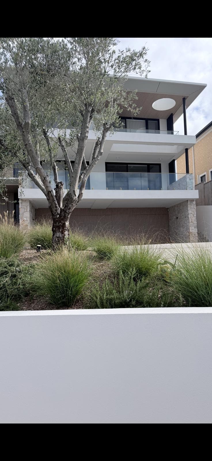 Rendered luxury home Palm Beach streetview