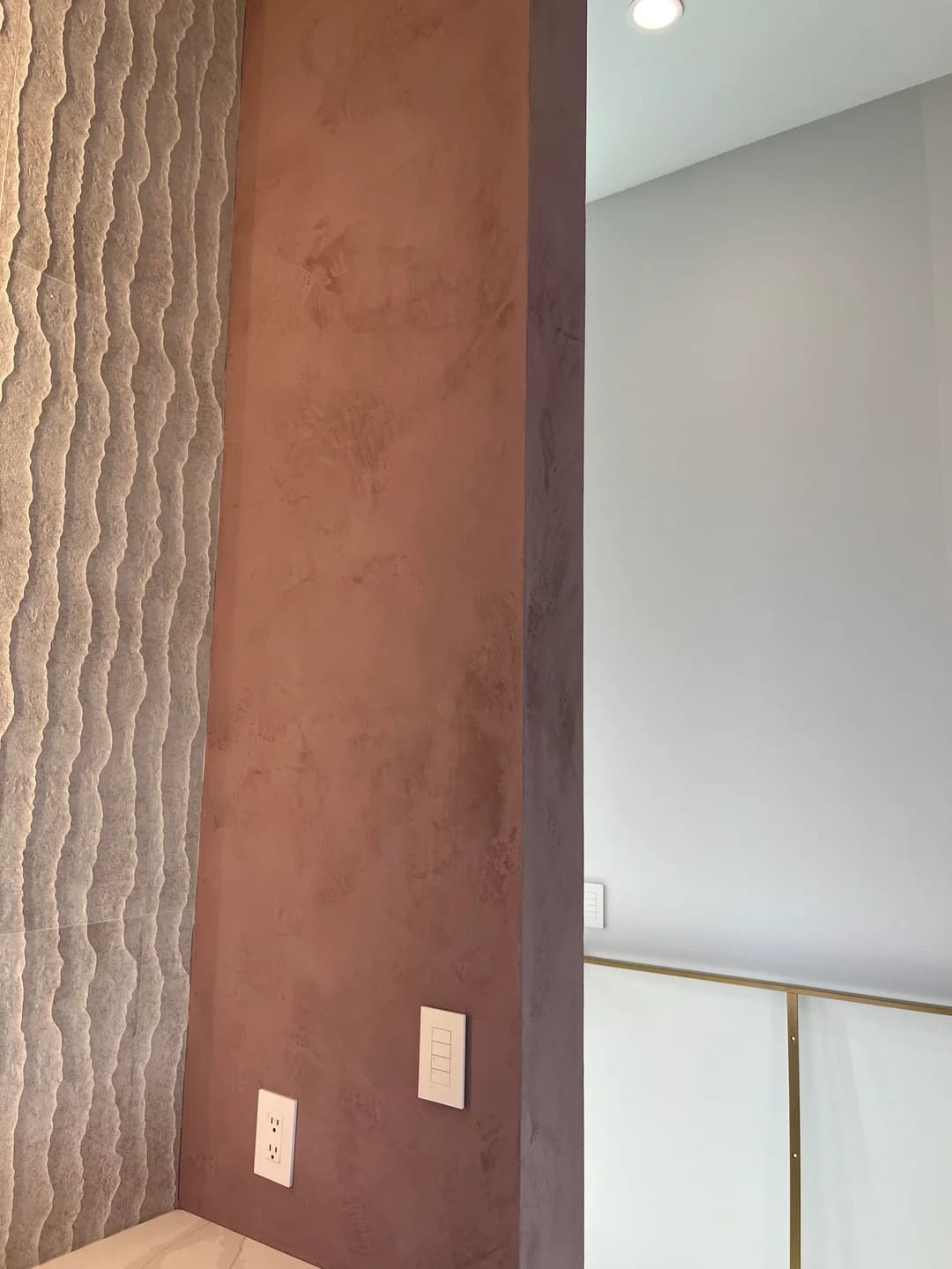 Terracotta Venetian plaster